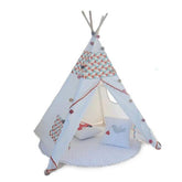 PETIT Geometry Pattern Teepee With Mat and Lights - Kids Haven